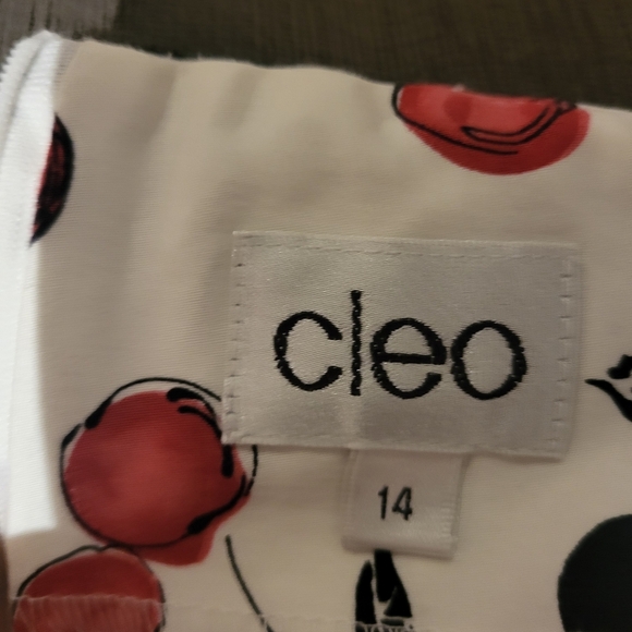 Cherry Print Sleeveless Dress - Picture 2 of 6